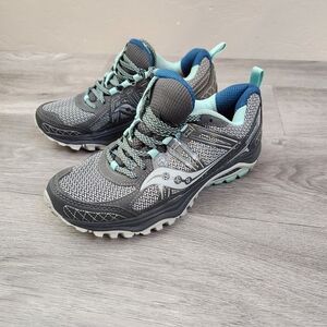 Saucony Excursion TR Gray Shoes Size 7 Outdoor Rughed Outsold Breathable Comfort